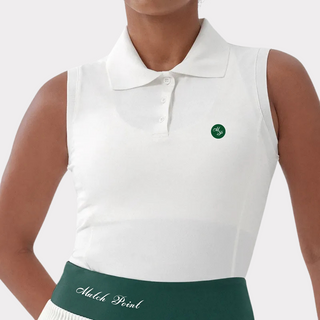 Polo sans manche Green Line